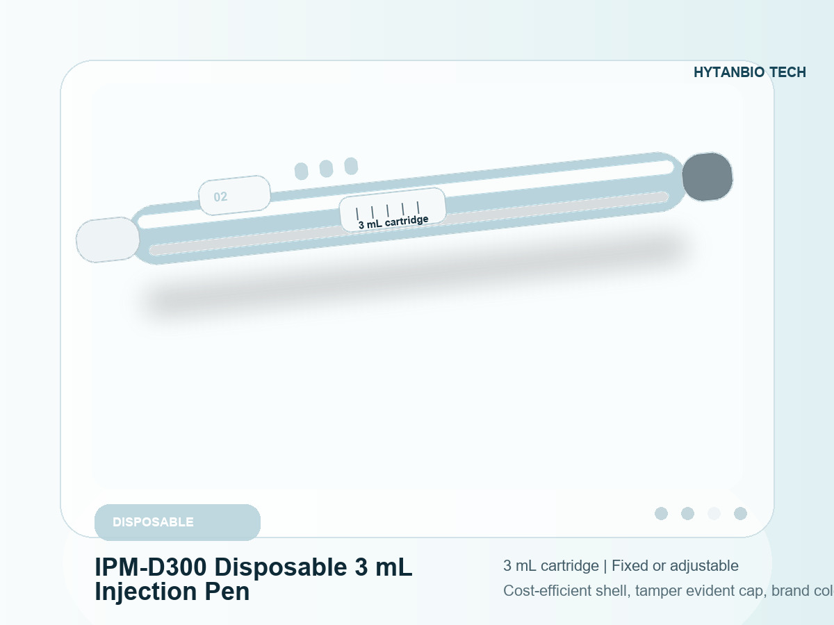 IPM-20 Plastic Economy Disposable Pen OEM injection pen sample